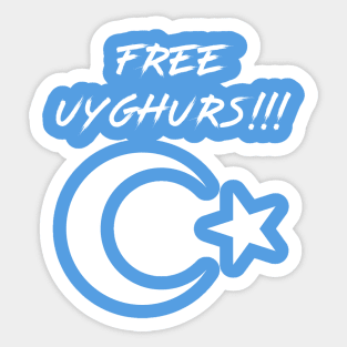 FREE UYGHURS Sticker